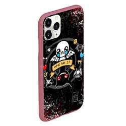 Чехол iPhone 11 Pro матовый The Binding of Isaac ИСААК, цвет: 3D-малиновый — фото 2