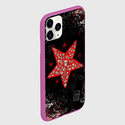 Чехол iPhone 11 Pro матовый The Binding of Isaac ИСААК, цвет: 3D-фиолетовый — фото 2