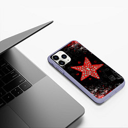 Чехол iPhone 11 Pro матовый The Binding of Isaac ИСААК, цвет: 3D-светло-сиреневый — фото 2