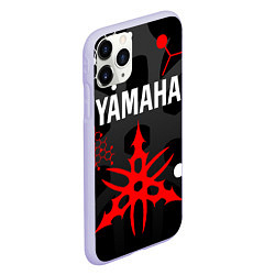Чехол iPhone 11 Pro матовый YAMAHA ЯМАХА МОТОСПОРТ, цвет: 3D-светло-сиреневый — фото 2