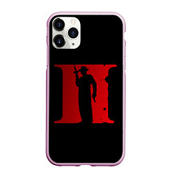 Чехол iPhone 11 Pro матовый Mafia 2, цвет: 3D-розовый