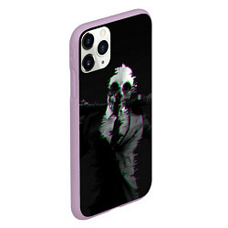 Чехол iPhone 11 Pro матовый Wolf, цвет: 3D-сиреневый — фото 2