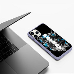 Чехол iPhone 11 Pro матовый Pay Day Brothers, цвет: 3D-светло-сиреневый — фото 2
