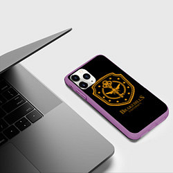 Чехол iPhone 11 Pro матовый Волшебники Brakebills, цвет: 3D-фиолетовый — фото 2