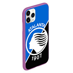 Чехол iPhone 11 Pro матовый FC ATALANTA ФК АТАЛАНТА, цвет: 3D-фиолетовый — фото 2