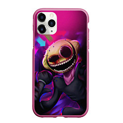 Чехол iPhone 11 Pro матовый Friday Night Funkin монстр, цвет: 3D-малиновый