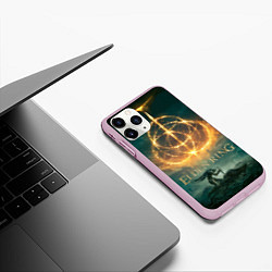 Чехол iPhone 11 Pro матовый Elden Ring key art, цвет: 3D-розовый — фото 2