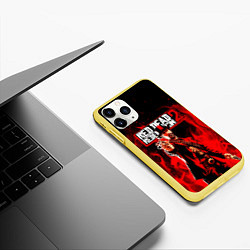 Чехол iPhone 11 Pro матовый RDR John Marston, цвет: 3D-желтый — фото 2