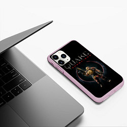 Чехол iPhone 11 Pro матовый Десантник червоточины, цвет: 3D-розовый — фото 2