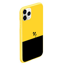 Чехол iPhone 11 Pro матовый Радиоактивный цветок, цвет: 3D-желтый — фото 2