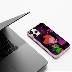 Чехол iPhone 11 Pro матовый Friday Night Funkin FNF, цвет: 3D-розовый — фото 2