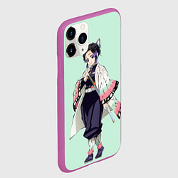 Чехол iPhone 11 Pro матовый Шинобу Кочо, Столб Насекомого, цвет: 3D-фиолетовый — фото 2