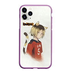 Чехол iPhone 11 Pro матовый Кенма Козуме Haikyuu!!, цвет: 3D-фиолетовый