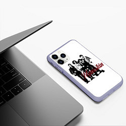 Чехол iPhone 11 Pro матовый Maneskin, цвет: 3D-светло-сиреневый — фото 2