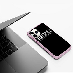 Чехол iPhone 11 Pro матовый STALKER 2 - Heart of Chernobyl, цвет: 3D-розовый — фото 2