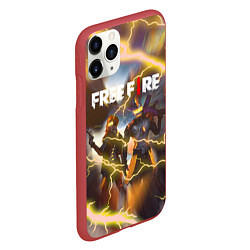 Чехол iPhone 11 Pro матовый FREEFIRE ФРИФАЕР Z, цвет: 3D-красный — фото 2