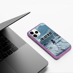 Чехол iPhone 11 Pro матовый Элли в деревне, цвет: 3D-фиолетовый — фото 2