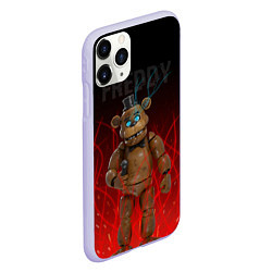 Чехол iPhone 11 Pro матовый FNAF FREDDY, цвет: 3D-светло-сиреневый — фото 2