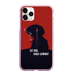 Чехол iPhone 11 Pro матовый Cowboy Bebop - Spike, цвет: 3D-розовый