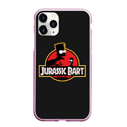 Чехол iPhone 11 Pro матовый Jurassic Bart