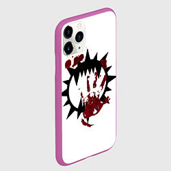 Чехол iPhone 11 Pro матовый Пожиратели миров, цвет: 3D-фиолетовый — фото 2
