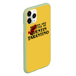Чехол iPhone 11 Pro матовый Quentin Tarantino, цвет: 3D-салатовый — фото 2