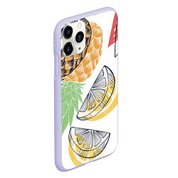 Чехол iPhone 11 Pro матовый Сочное настроение, цвет: 3D-светло-сиреневый — фото 2
