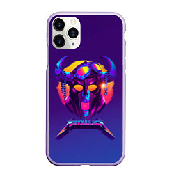 Чехол iPhone 11 Pro матовый Metallica Neon