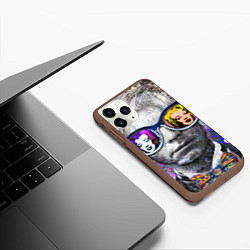 Чехол iPhone 11 Pro матовый Andy Warhol Энди Уорхол, цвет: 3D-коричневый — фото 2