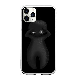 Чехол iPhone 11 Pro матовый Что?, цвет: 3D-белый