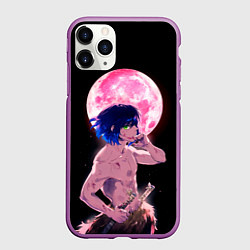 Чехол iPhone 11 Pro матовый Иноске клинок рассекающий демонов арт, цвет: 3D-фиолетовый