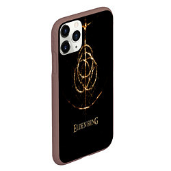 Чехол iPhone 11 Pro матовый Elden Ring, цвет: 3D-коричневый — фото 2