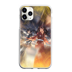 Чехол iPhone 11 Pro матовый МИА С ХЯККИМАРУ ДОРОРО Z, цвет: 3D-белый