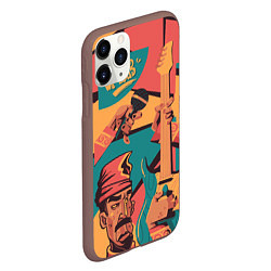 Чехол iPhone 11 Pro матовый А теперь, песня!, цвет: 3D-коричневый — фото 2
