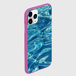 Чехол iPhone 11 Pro матовый Чистая вода, цвет: 3D-фиолетовый — фото 2