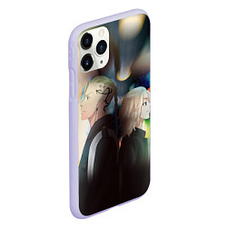 Чехол iPhone 11 Pro матовый Tokyo Revengers Токийские Мстители Z, цвет: 3D-светло-сиреневый — фото 2