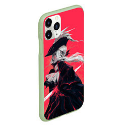 Чехол iPhone 11 Pro матовый Lady Maria, цвет: 3D-салатовый — фото 2