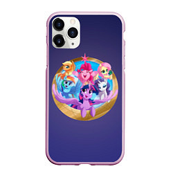 Чехол iPhone 11 Pro матовый Pony team, цвет: 3D-розовый