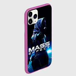 Чехол iPhone 11 Pro матовый MASS EFFECT ТАЛИ ЗОРА, цвет: 3D-фиолетовый — фото 2