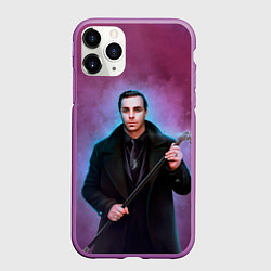 Чехол iPhone 11 Pro матовый Тилль, цвет: 3D-фиолетовый