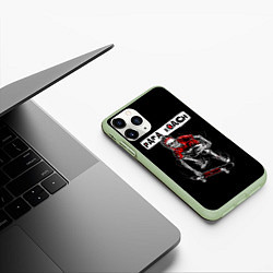 Чехол iPhone 11 Pro матовый Skater boy, цвет: 3D-салатовый — фото 2