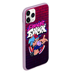 Чехол iPhone 11 Pro матовый Friday Night Funkin Бойфренд, цвет: 3D-сиреневый — фото 2