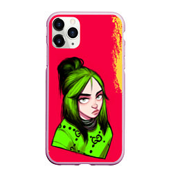 Чехол iPhone 11 Pro матовый BILLIE EILISH БИЛЛИ АЙЛИШ Z, цвет: 3D-розовый