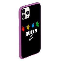 Чехол iPhone 11 Pro матовый Hot Space, цвет: 3D-фиолетовый — фото 2