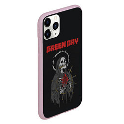 Чехол iPhone 11 Pro матовый GreenDay ГринДей Poster Z, цвет: 3D-розовый — фото 2