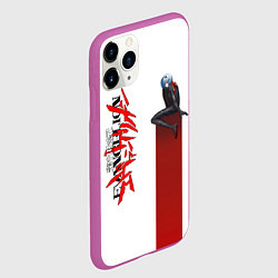 Чехол iPhone 11 Pro матовый EVANGELION ПИЛОТ EVA, цвет: 3D-фиолетовый — фото 2