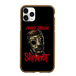 Чехол iPhone 11 Pro матовый COREY TAYLOR SLIPKNOT СЛИПКНОТ Z, цвет: 3D-коричневый