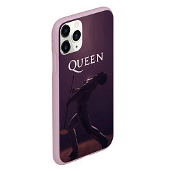 Чехол iPhone 11 Pro матовый Freddie Mercury Queen Z, цвет: 3D-розовый — фото 2
