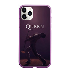 Чехол iPhone 11 Pro матовый Freddie Mercury Queen Z, цвет: 3D-фиолетовый