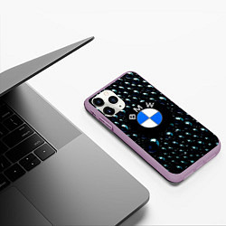 Чехол iPhone 11 Pro матовый BMW Collection Storm, цвет: 3D-сиреневый — фото 2